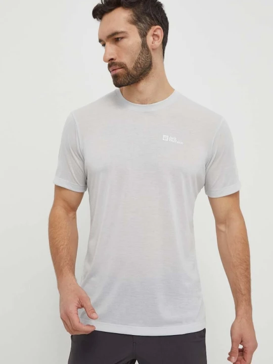 Zdjęcie produktu Jack Wolfskin t-shirt sportowy Vonnan szary