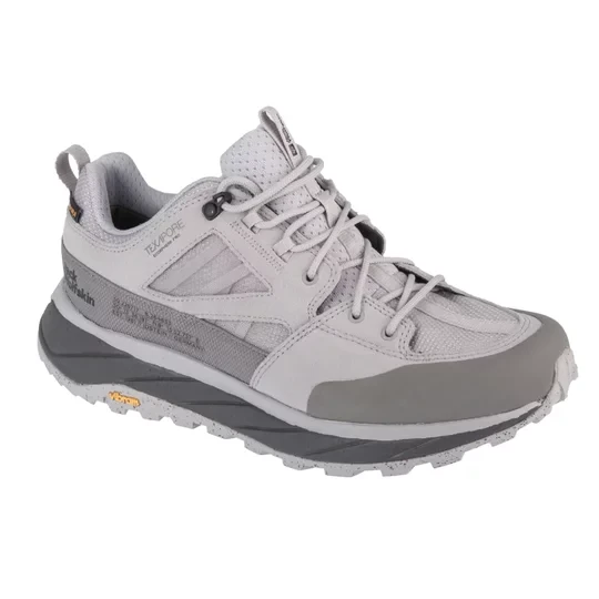 Zdjęcie produktu Jack Wolfskin Terraquest Texapore Low M 4056401-6301, Męskie, Szare, buty trekkingowe, skóra zamszowa, rozmiar: 42, 5