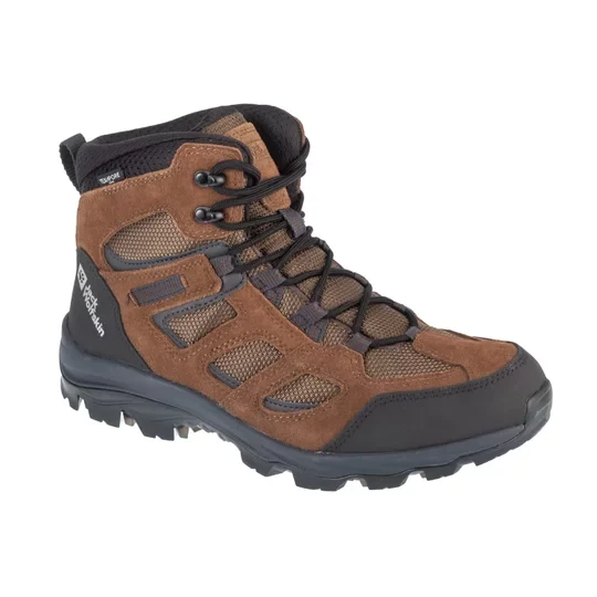 Zdjęcie produktu Jack Wolfskin Vojo 3 Texapore Mid M 4042462-5298, Męskie, Brązowe, buty trekkingowe, skóra zamszowa, rozmiar: 44, 5