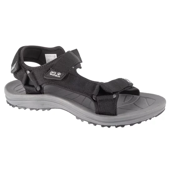 Zdjęcie produktu Jack Wolfskin Wave Breaker Sandal M 4052011-6000, Męskie, Czarne, sandały, tkanina, rozmiar: 45, 5