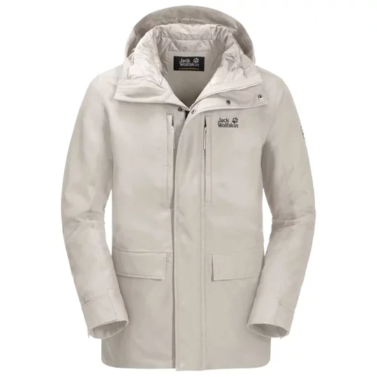 Zdjęcie produktu Jack Wolfskin West Coast 2l Jkt W 1110811-5062, Męskie, Białe, kurtki, poliester, rozmiar: S