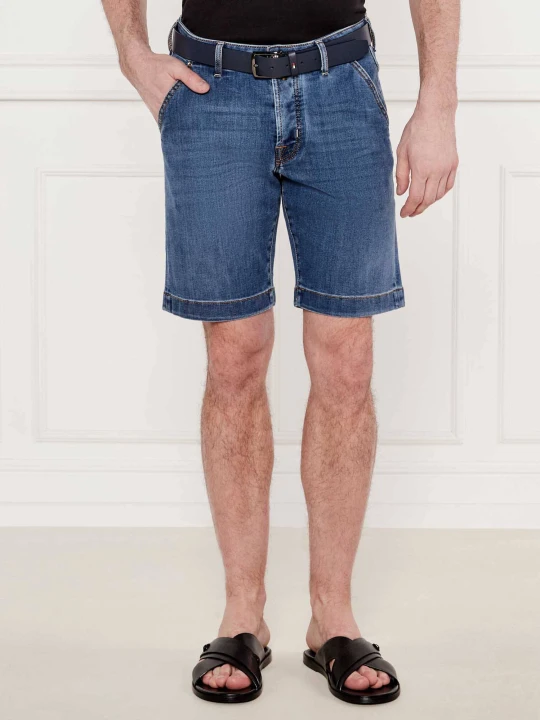 Zdjęcie produktu Jacob Cohen Jeansowe szorty LOU | Slim Fit niebieski