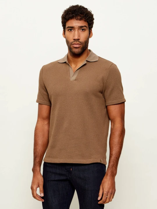 Zdjęcie produktu Jacob Cohen Polo JUM | Regular Fit | z dodatkiem jedwabiu beżowy