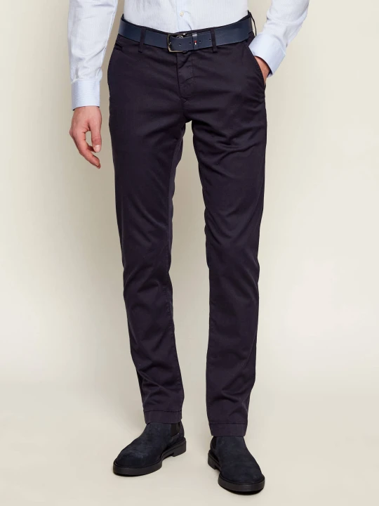 Zdjęcie produktu Jacob Cohen Spodnie chino BOBBY | Slim Fit granatowy
