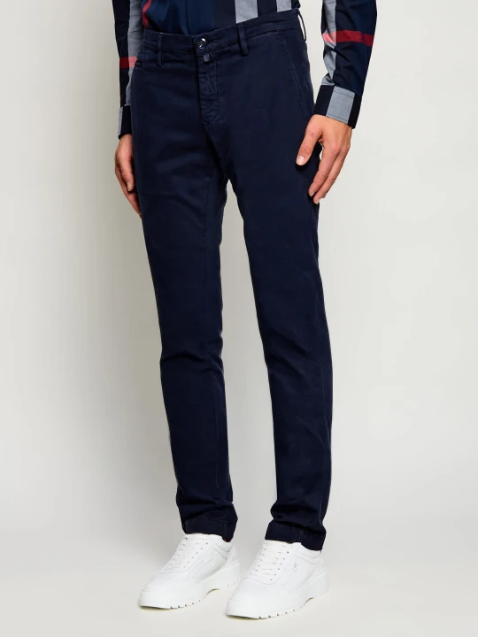 Zdjęcie produktu Jacob Cohen Spodnie chino Bobby | Slim Fit granatowy