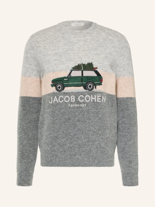 Zdjęcie produktu Jacob Cohen Sweter Z Alpaki grau szary