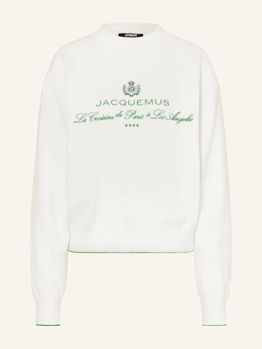 Zdjęcie produktu Jacquemus Bluza Nierozpinana La Maille Venice weiss BIAŁY