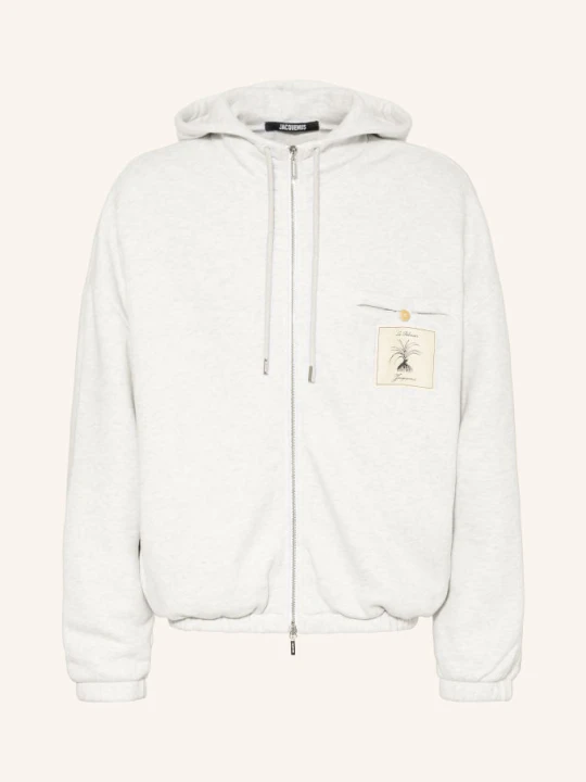 Zdjęcie produktu Jacquemus Bluza Rozpinana Z Kapturem Le Hoodie Torneo grau JASNOCZARY