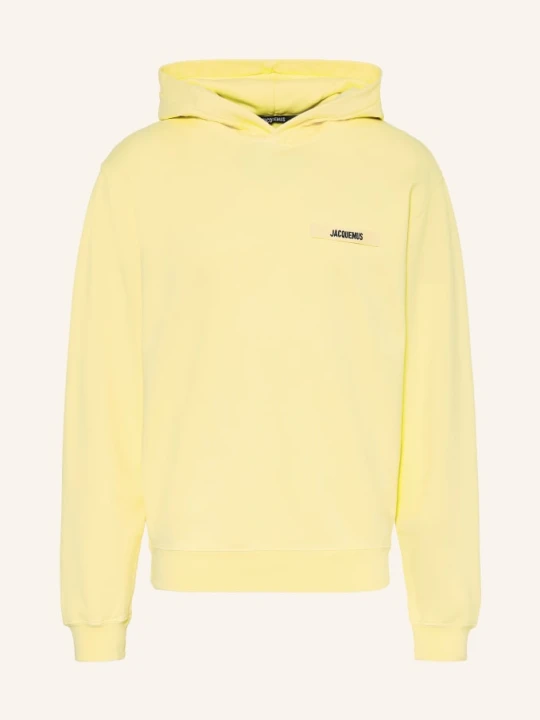 Zdjęcie produktu Jacquemus Bluza Z Kapturem Le Hoodie Gros Grain gelb JASNOŻÓŁTY
