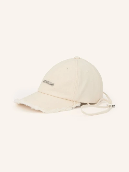Zdjęcie produktu Jacquemus Czapka La Casquette Artichaut weiss BEŻOWY