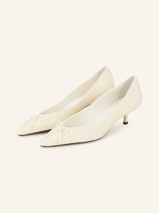 Zdjęcie produktu Jacquemus Czółenka Les Escarpins Tourni weiss ECRU