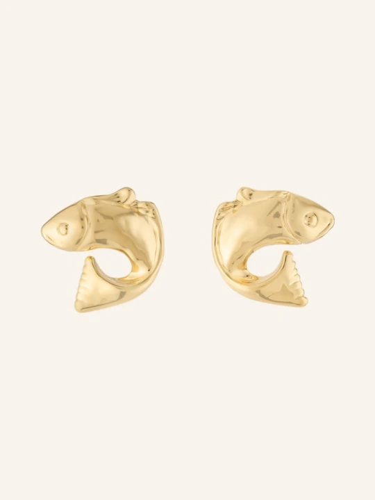 Zdjęcie produktu Jacquemus Kolczyki Les Boucles Poisson gold