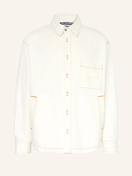 Zdjęcie produktu Jacquemus Koszula Jeansowa La Chemise Boulanger Comfort Fit weiss ECRU