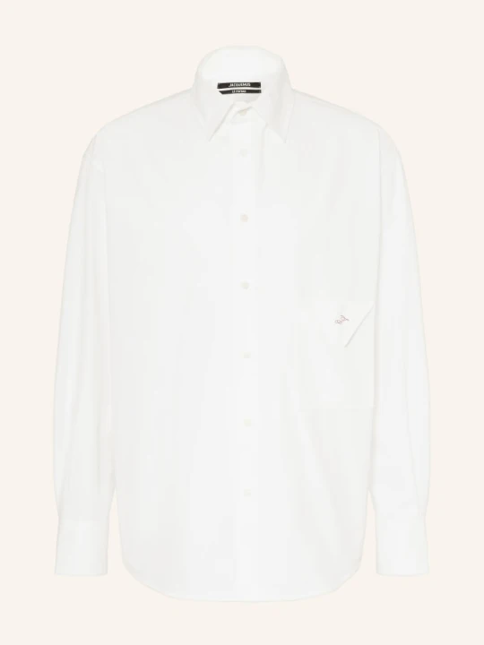 Zdjęcie produktu Jacquemus Koszula La Chemise Nappe Comfort Fit weiss BIAŁY