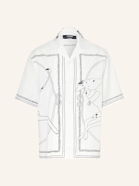 Zdjęcie produktu Jacquemus Koszula Z Klapami La Chemise Jean Comfort Fit weiss BIAŁY