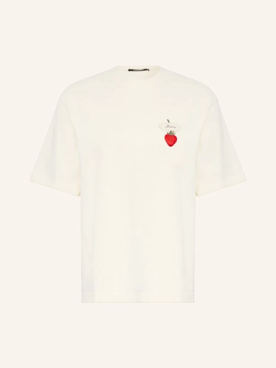 Zdjęcie produktu Jacquemus Koszulka Le T-Shirt Fraise weiss ECRU