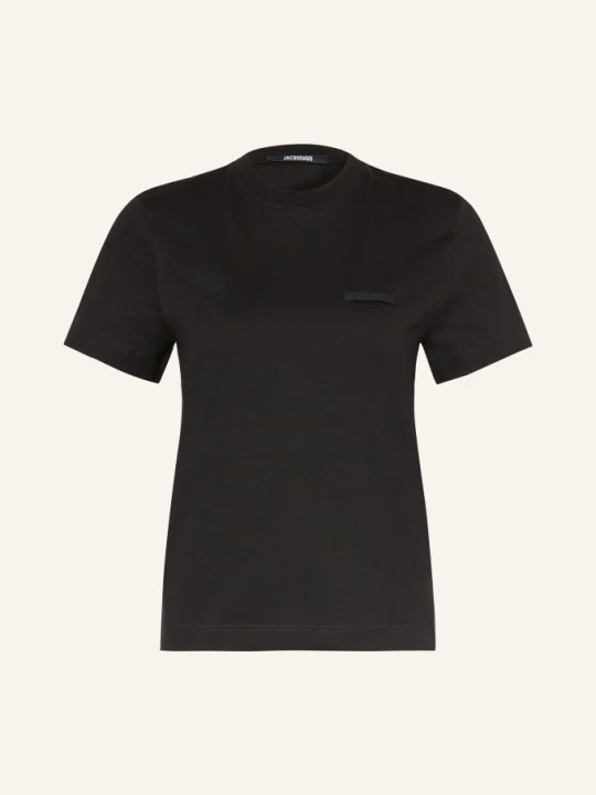 Zdjęcie produktu Jacquemus Koszulka Le T-Shirt Gros Grain schwarz CZARNY