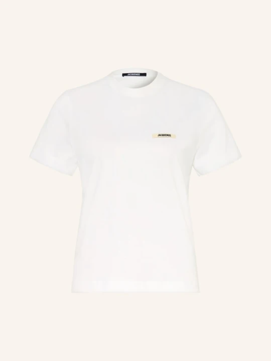 Zdjęcie produktu Jacquemus Koszulka Le T-Shirt Gros Grain weiss BIAŁY