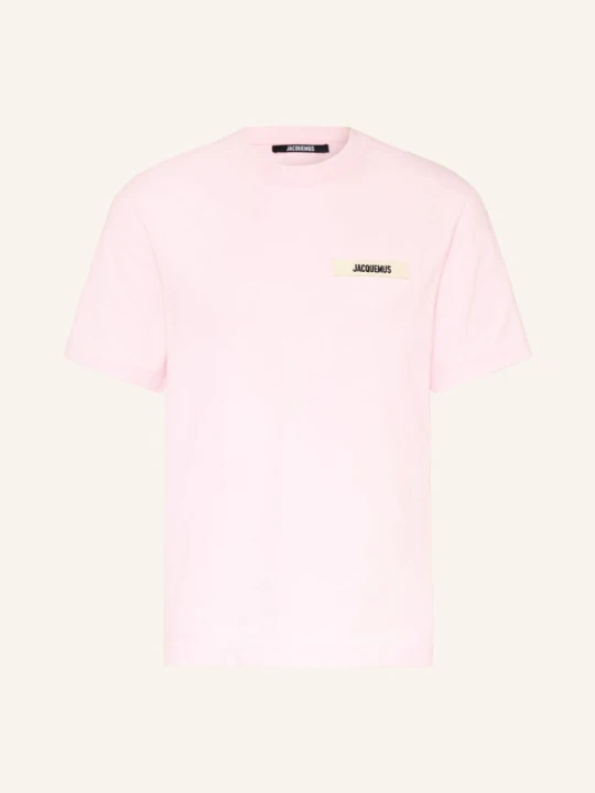 Zdjęcie produktu Jacquemus Koszulka Le Tshirt Gros Grain rosa RÓŻOWY