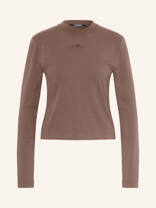 Zdjęcie produktu Jacquemus Koszulka Z Długim Rękawem Le Tshirt Gros Grain braun BRĄZOWY