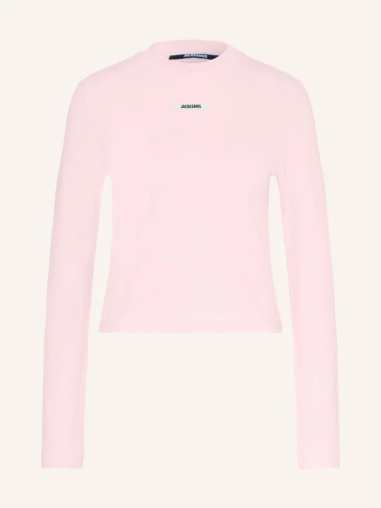 Zdjęcie produktu Jacquemus Koszulka Z Długim Rękawem Le Tshirt Gros Grain pink