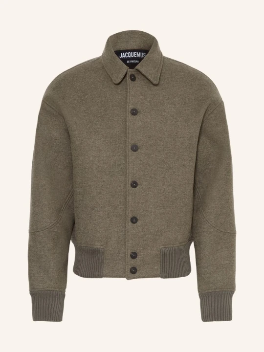 Zdjęcie produktu Jacquemus Kurtka Le Bomber Feltro gruen SZARY