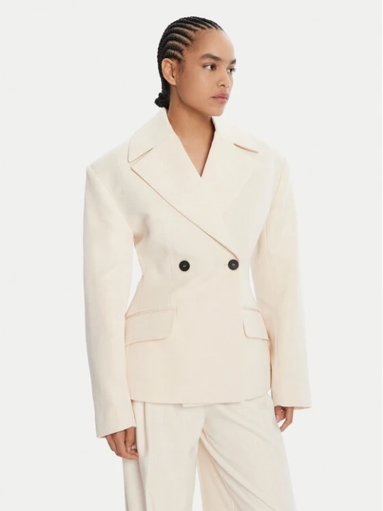 Zdjęcie produktu JACQUEMUS Marynarka La Veste Norma 25E251JA0871709130 Beżowy Regular Fit