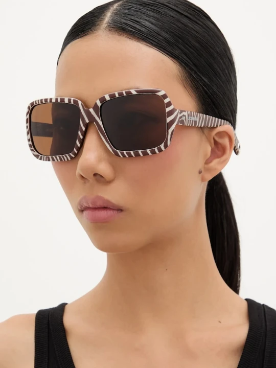 Zdjęcie produktu Jacquemus okulary przeciwsłoneczne CABANA brązowy
