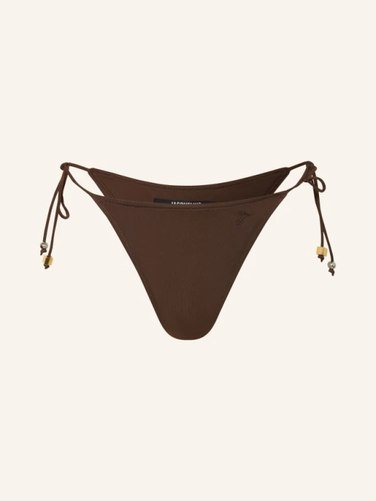 Zdjęcie produktu Jacquemus Spodenki Bikini Typu Trójkąt Le Bas De Plage braun CIEMNOBRĄZOWY