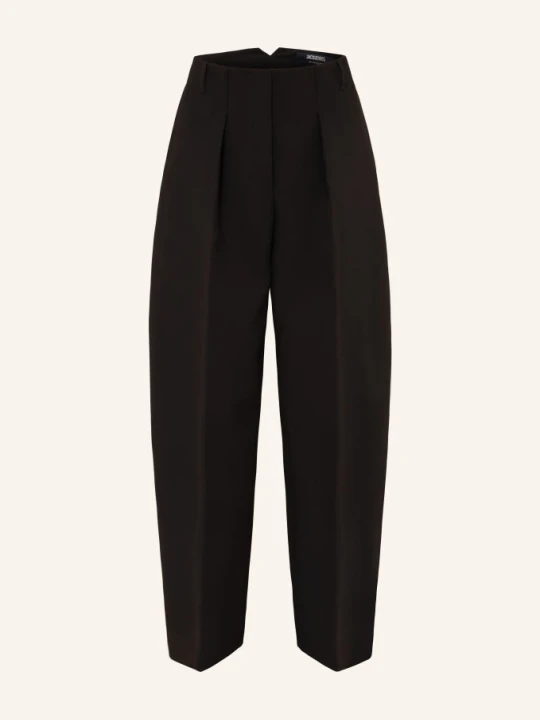 Zdjęcie produktu Jacquemus Spodnie Le Pantalon Ovalo schwarz CZARNY