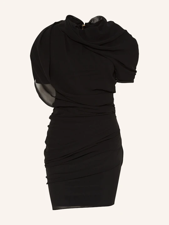 Zdjęcie produktu Jacquemus Sukienka Koktajlowa La Robe Castagna Z Wycięciem schwarz CZARNY