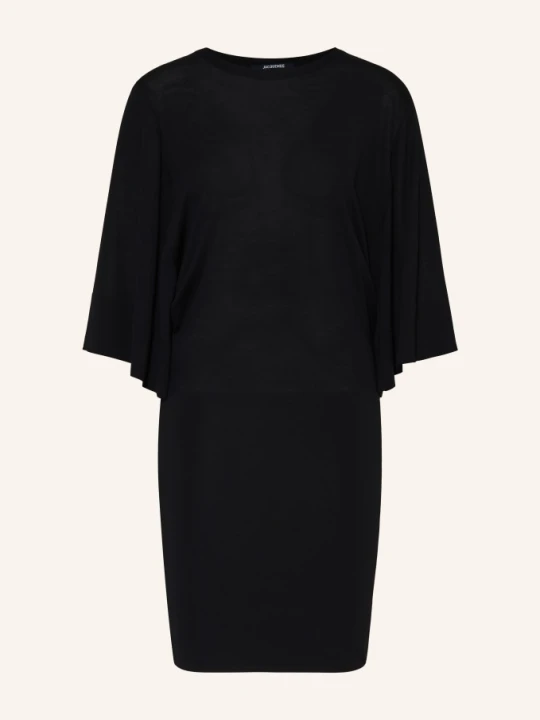 Zdjęcie produktu Jacquemus Sukienka Z Dzianiny La Robe Maille Mananco Z Wełny Merynosowej schwarz CZARNY