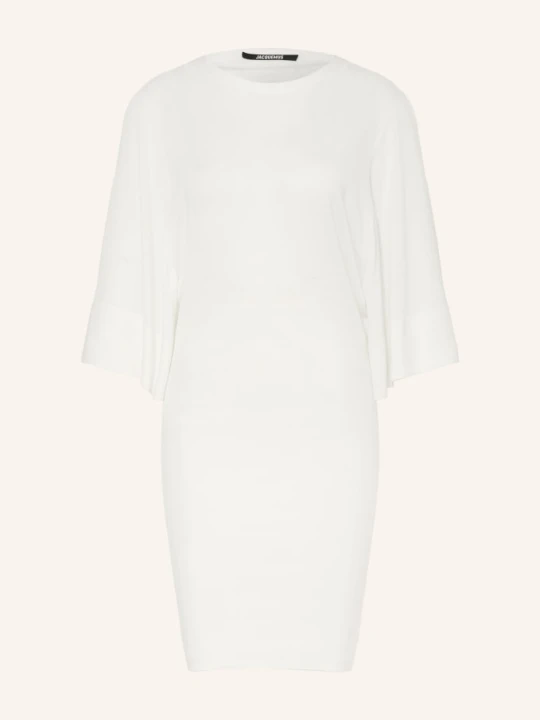 Zdjęcie produktu Jacquemus Sukienka Z Dzianiny La Robe Maille Mananco Z Wełny Merynosowej weiss BIAŁY