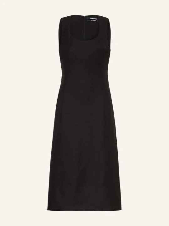 Zdjęcie produktu Jacquemus Suknia Wieczorowa La Robe Tablier Z Lnu schwarz CZARNY