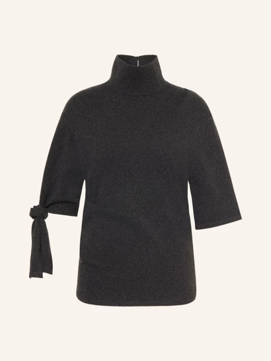 Zdjęcie produktu Jacquemus Sweter La Maille Fiocco Z Wełną Merynosową I Rękawami 3 / 4 grau CZIEMNOSZARY