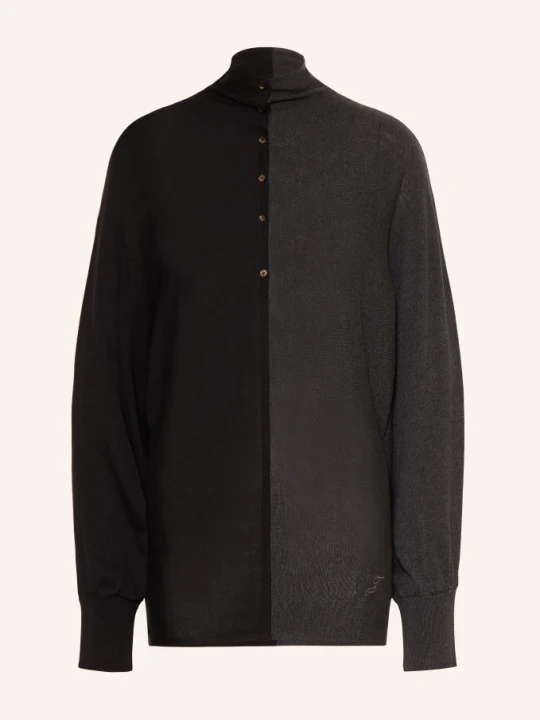 Zdjęcie produktu Jacquemus Sweter Le Polo Losange Z Jedwabiem schwarz