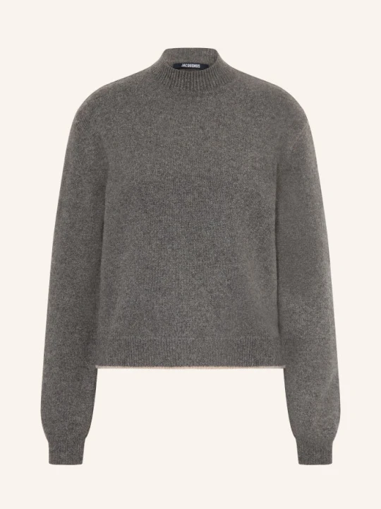 Zdjęcie produktu Jacquemus Sweter Z Kaszmiru La Maille Cachemire grau
