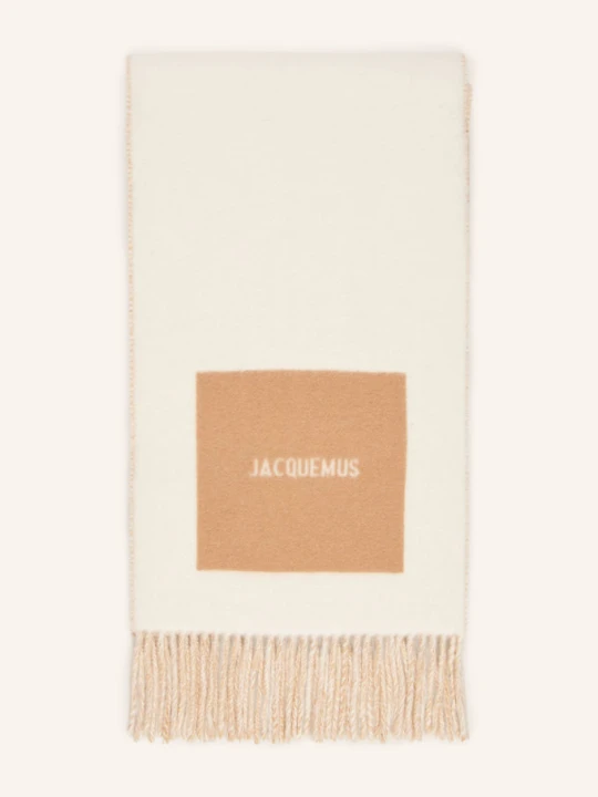 Zdjęcie produktu Jacquemus Szal L'echarpe Rond Carre weiss