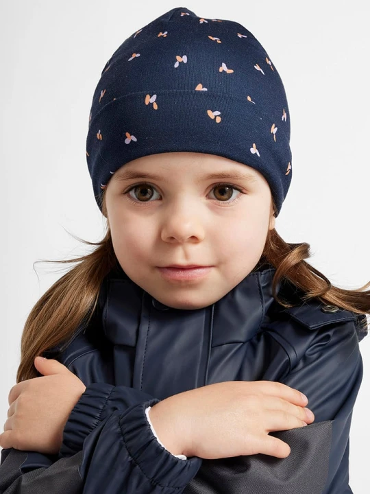 Zdjęcie produktu JAKO-O Czapka beanie w kolorze granatowym rozmiar: 46-48 cm