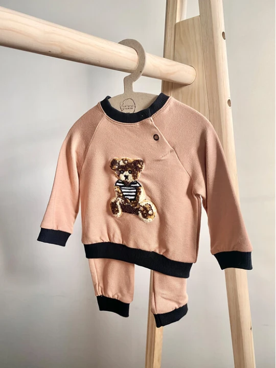 Zdjęcie produktu Jamiks Dres Leslie JZF272 Brązowy Regular Fit