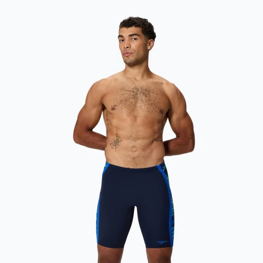 Zdjęcie produktu Jammery pływackie męskie Speedo Hyper Boom splice peacoat/deep sapphire Granatowy
