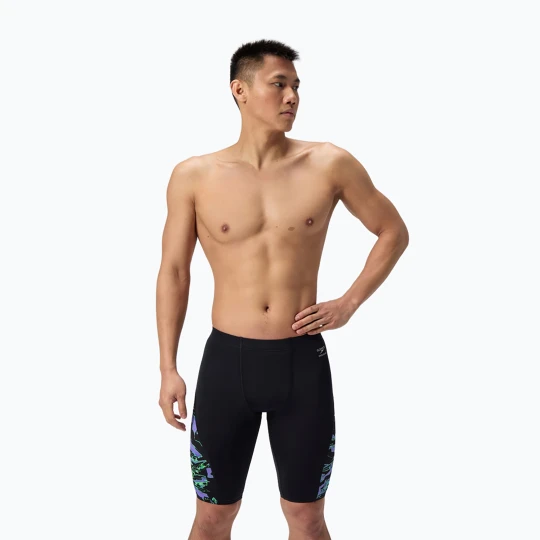 Zdjęcie produktu Jammery pływackie męskie Speedo ML Printed Side Spliced gloral glitch / black