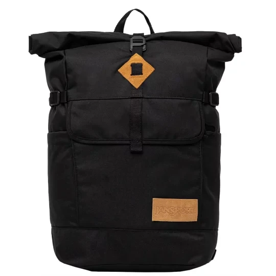 Zdjęcie produktu JanSport Hatchet Rolltop Backpack EK0A5BLGN55, Unisex, Czarne, plecaki, poliester, rozmiar: One size