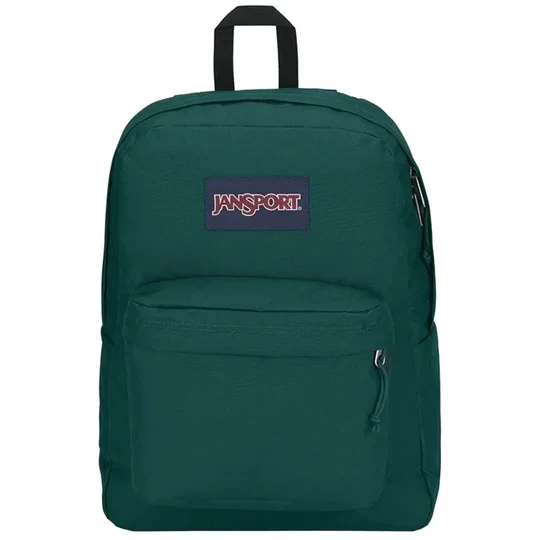 Zdjęcie produktu JanSport Superbreak Backpack EK0A5BAG5J4, Unisex, Zielone, plecaki, poliester, rozmiar: One size