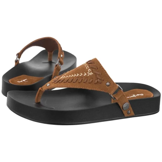 Zdjęcie produktu Japonki Agnes Braided W Nut Brown PLS900007 877 (PE122-a) Pepe Jeans