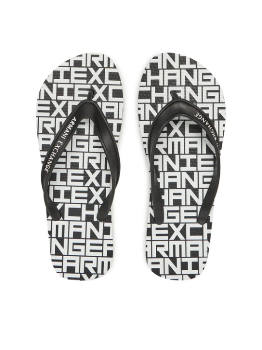 Zdjęcie produktu Japonki Armani Exchange XUQ002 XV676 N814 Czarny