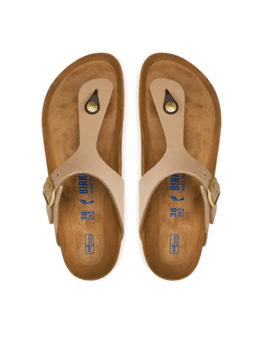 Zdjęcie produktu Japonki Birkenstock Gizeh 1019014 Beżowy