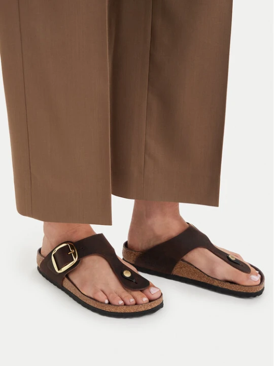 Zdjęcie produktu Japonki Birkenstock Gizeh Big Buckle 1033002 Brązowy ciemny