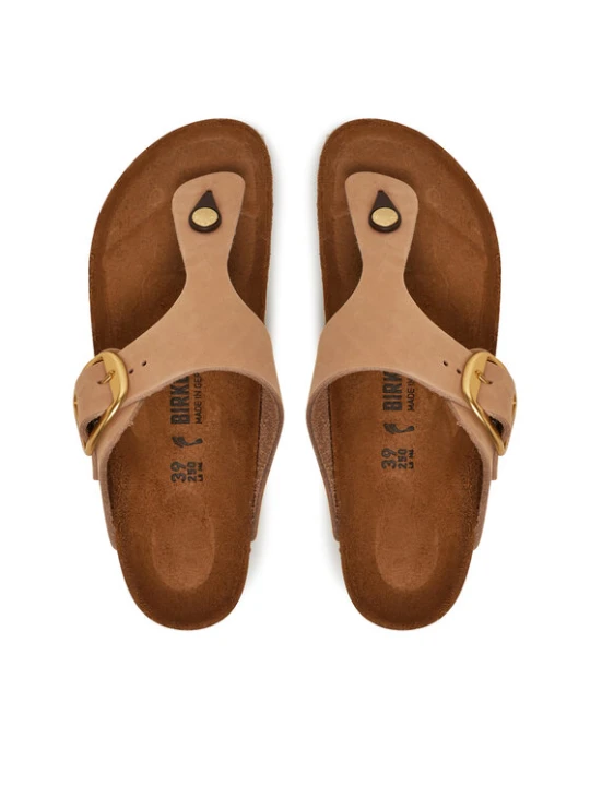 Zdjęcie produktu Japonki Birkenstock Gizeh Big Buckle LENB 1024007 Beżowy