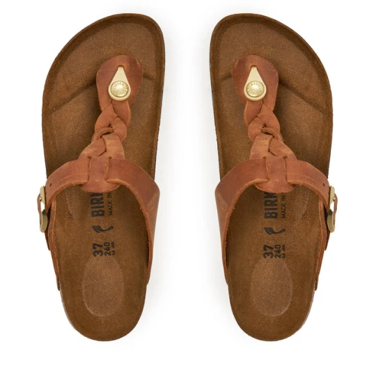 Zdjęcie produktu Japonki Birkenstock Gizeh Braided 1021336 Brązowy